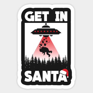 Get in santa gift Sticker